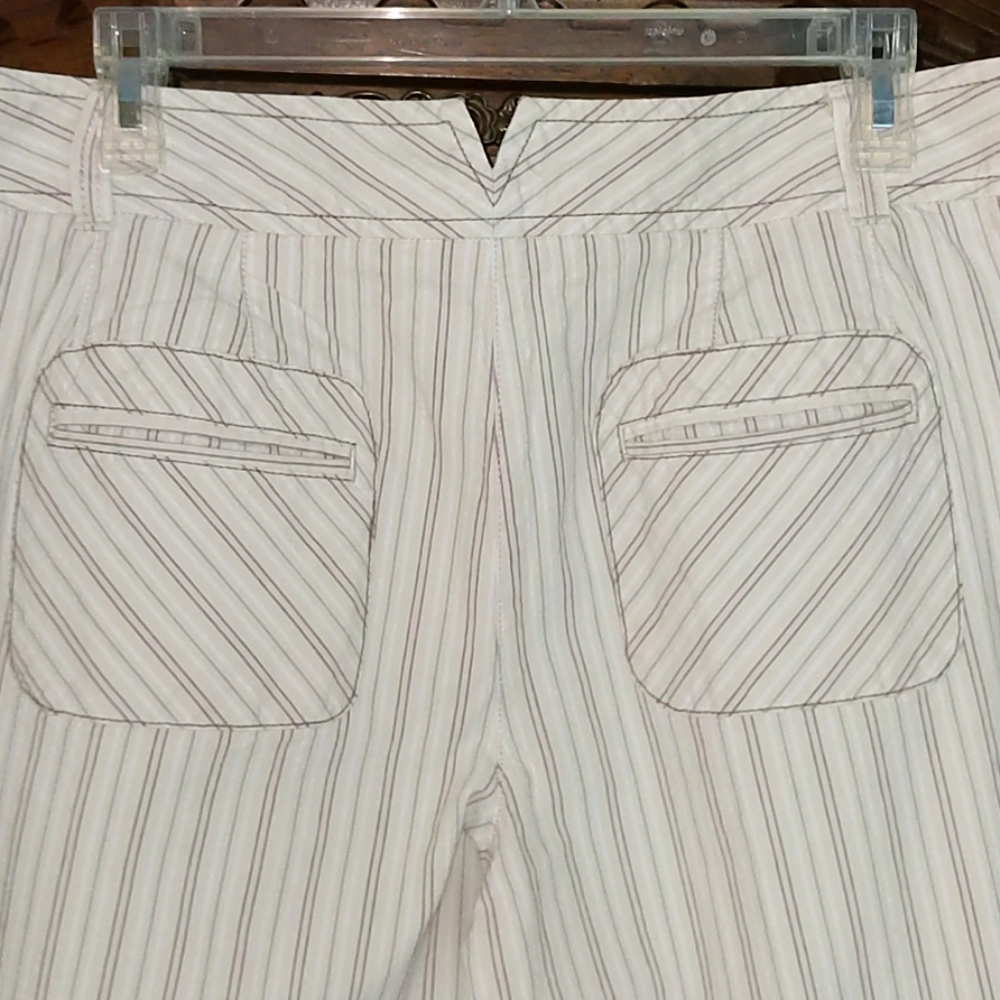 Free People Wide Leg Pinstripe Pants - Picture 5 of 14